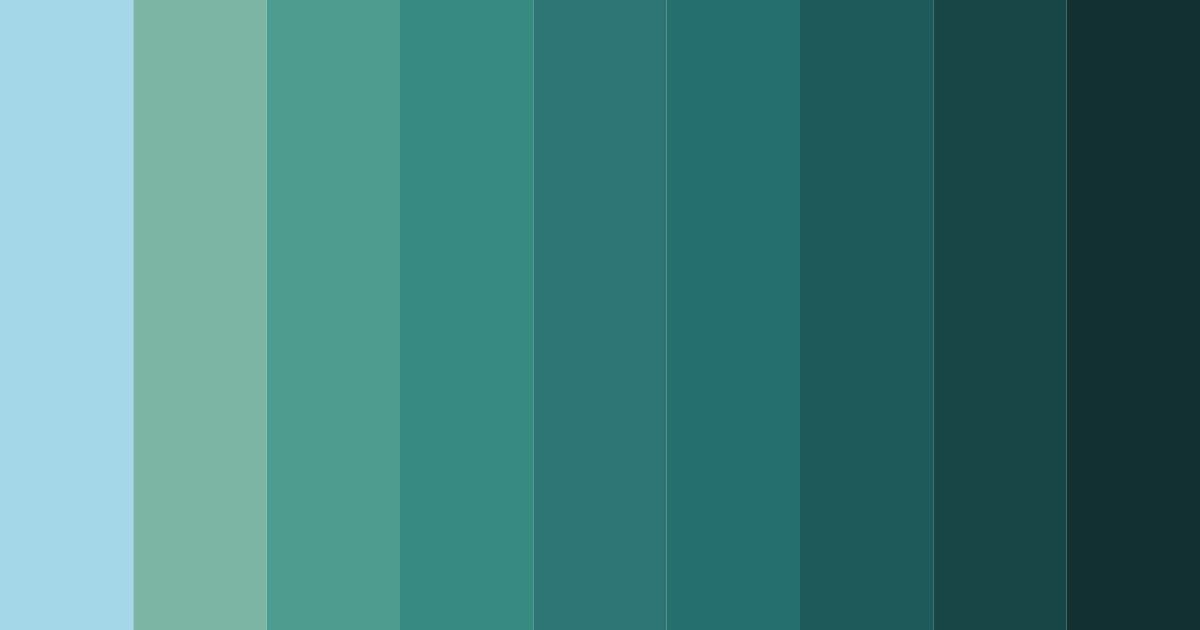 Download muted blue green color palette PNG image (landscape)