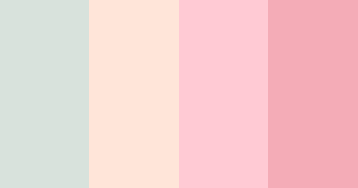 Download pastel blossom color palette PNG image (landscape)