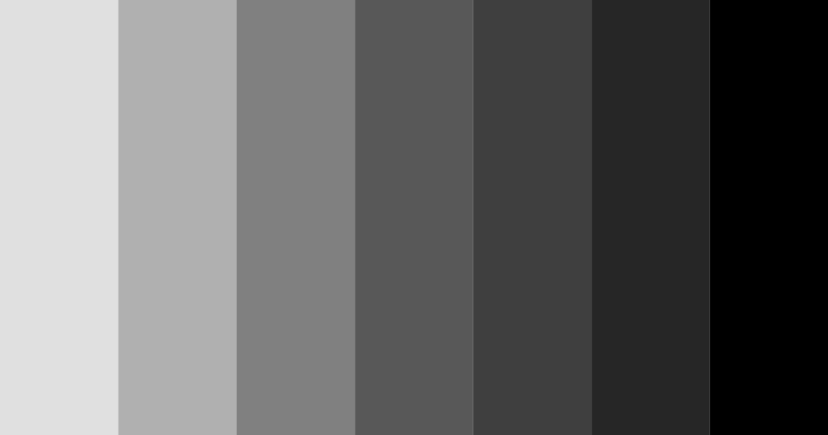 Download shades of obsidian color palette PNG image (landscape)