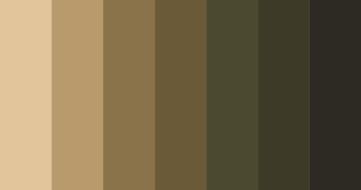Download earthy embrace color palette PNG image (landscape)