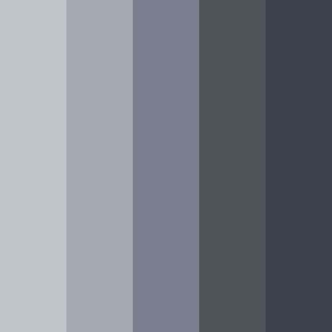Download dark gray color palette PNG image (square)