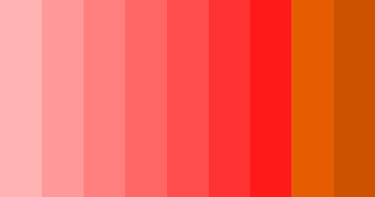 Download faded red to orange color palette PNG image (landscape)