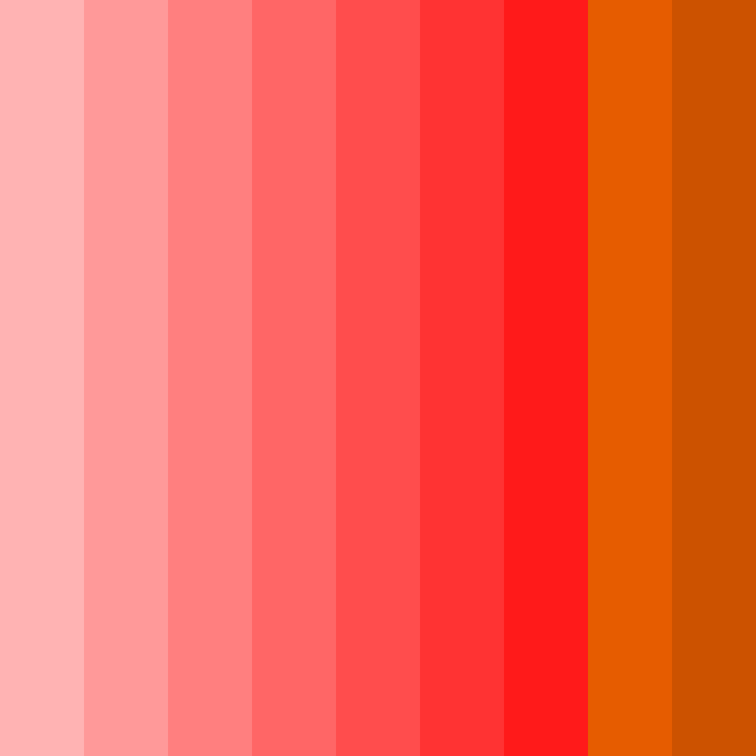 Download faded red to orange color palette PNG image (square)