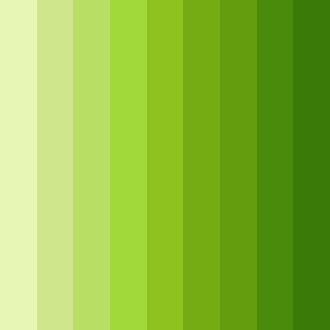 Download green to yellow sunshine color palette PNG image (square)