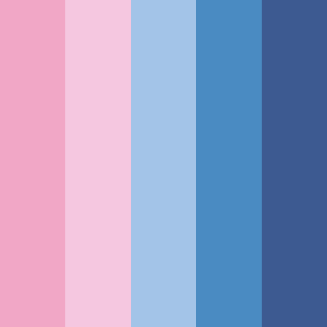 Download cotton candy skies color palette PNG image (square)
