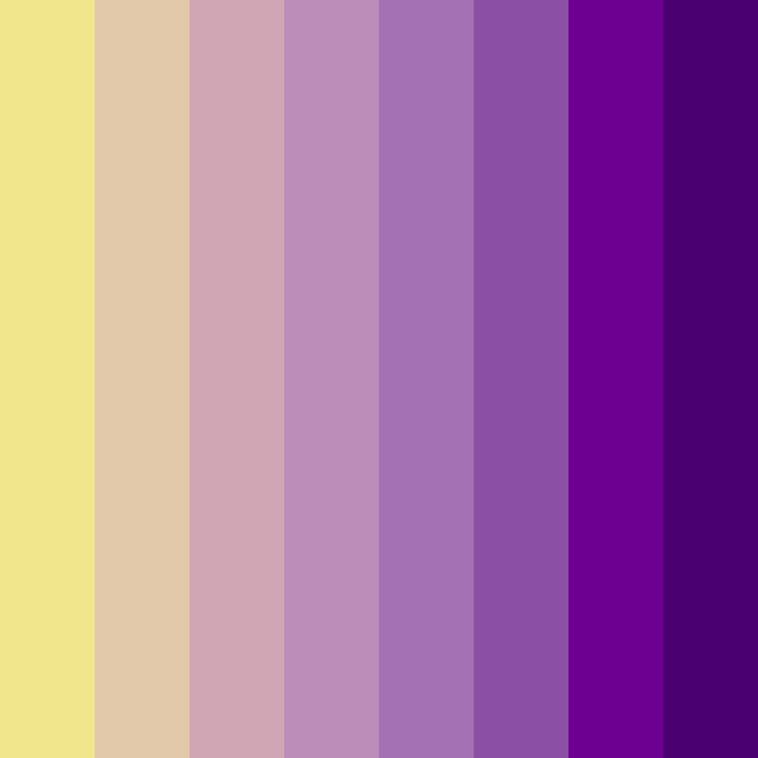 Download enchanted orchid dream color palette PNG image (square)