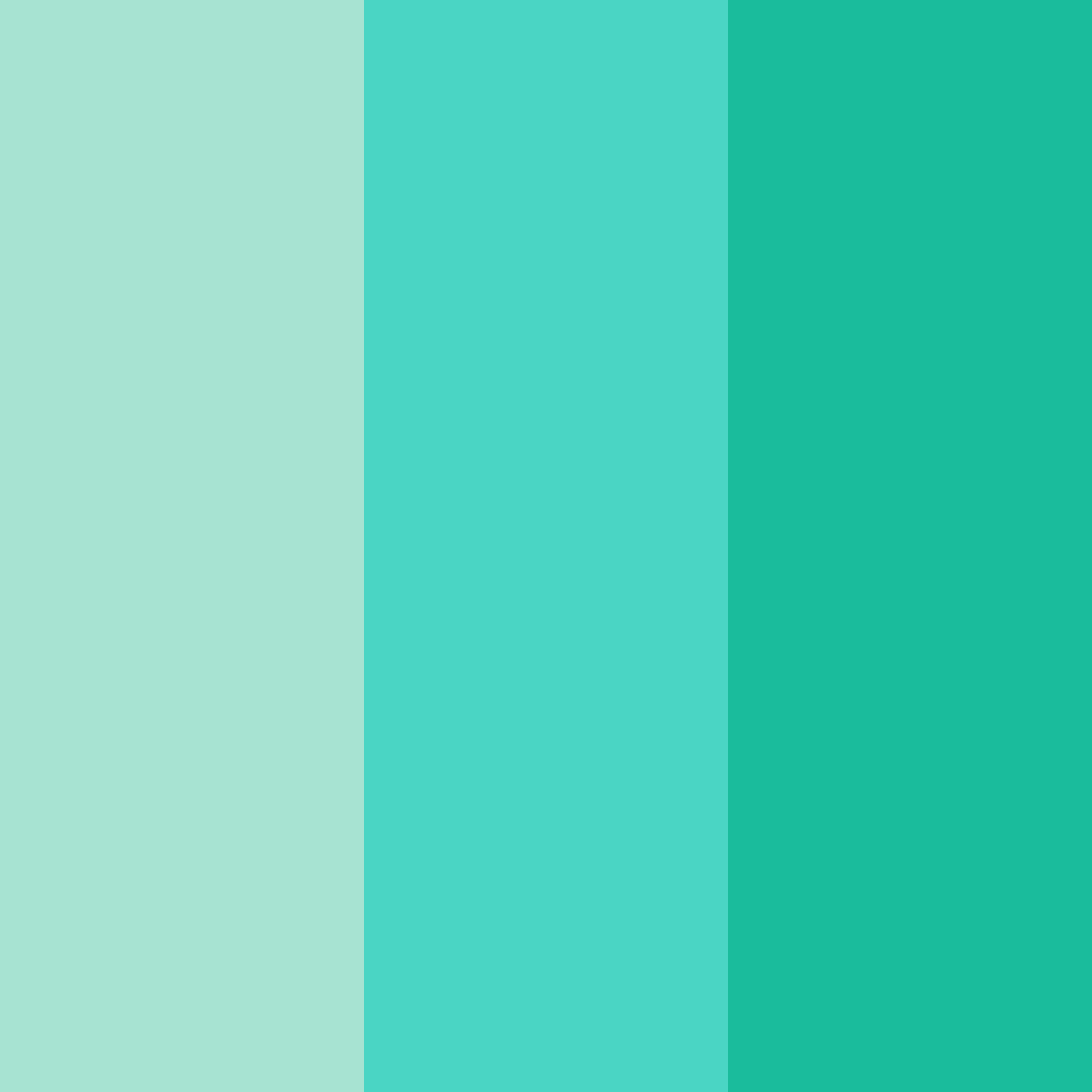 Download minty serenity color palette PNG image (square)