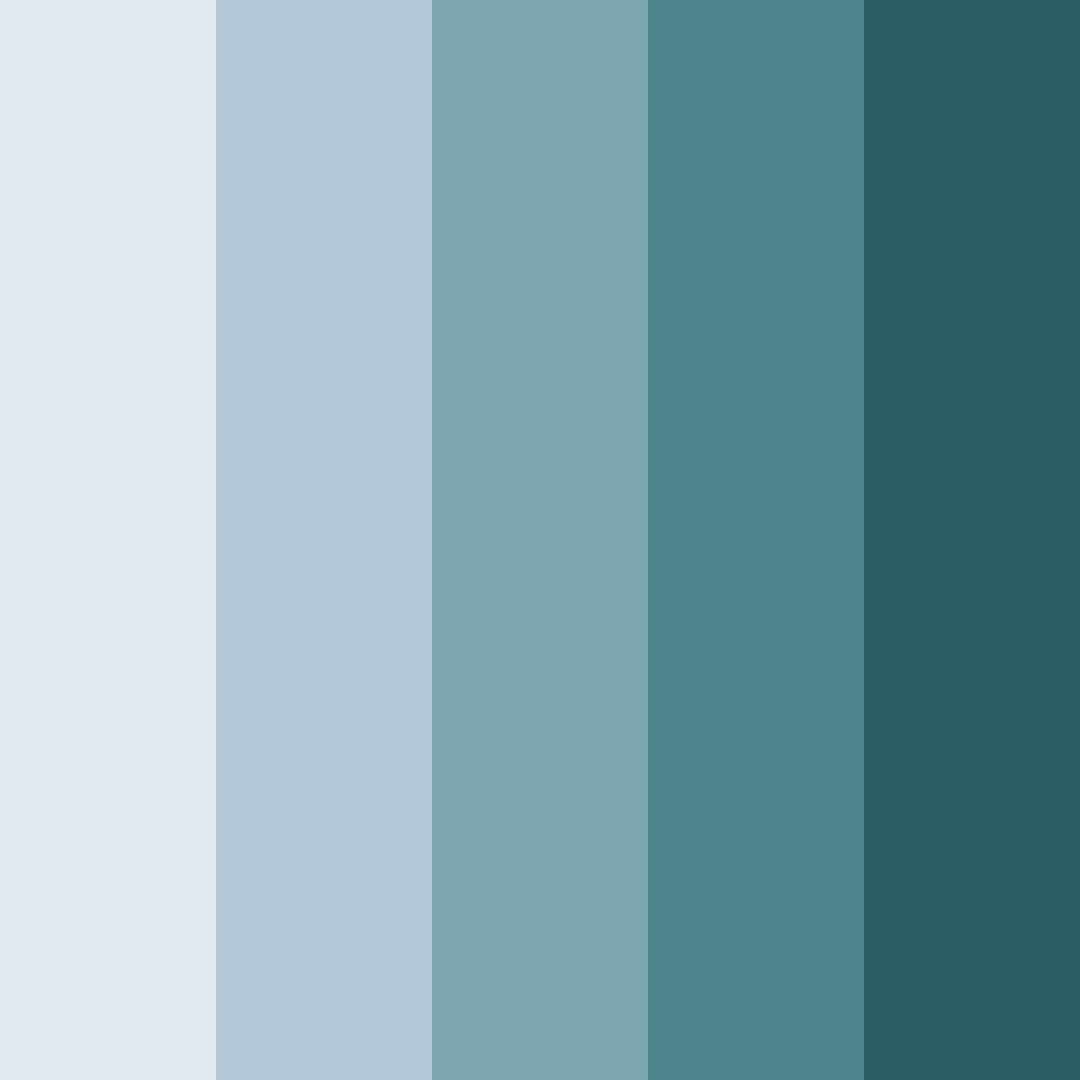 Download ocean mist serenade color palette PNG image (square)