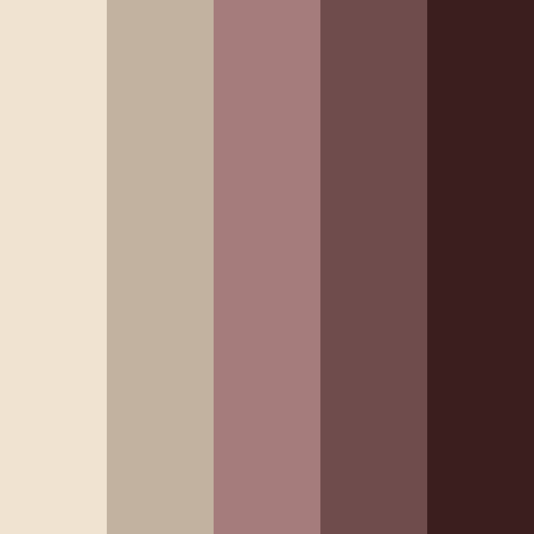 Download dark brown luxury color palette PNG image (square)