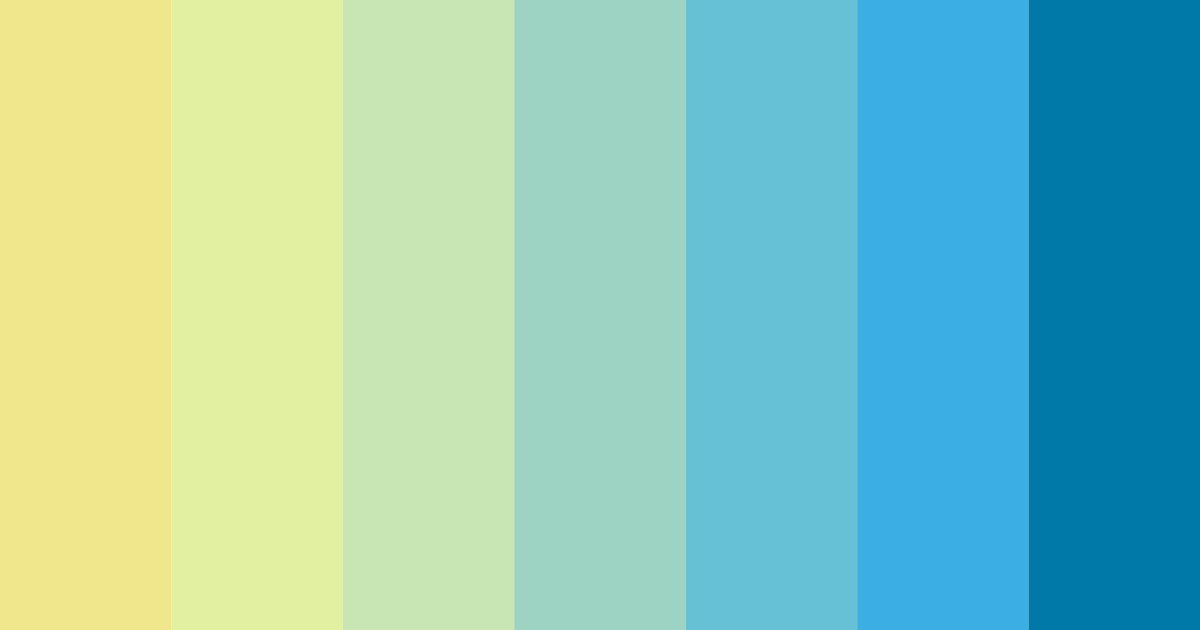 Download ocean breeze harmony color palette PNG image (landscape)