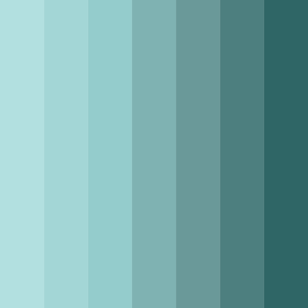 Download oceanic serenity color palette PNG image (square)