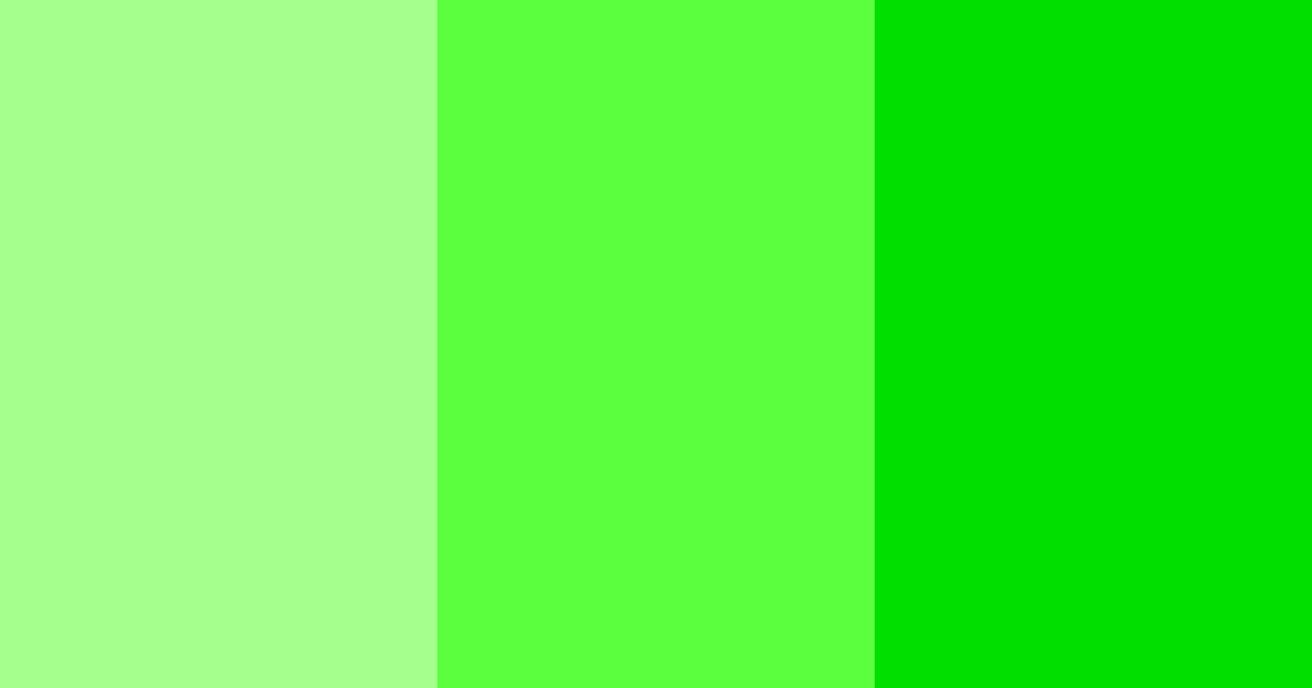 Download bright green color palette PNG image (landscape)