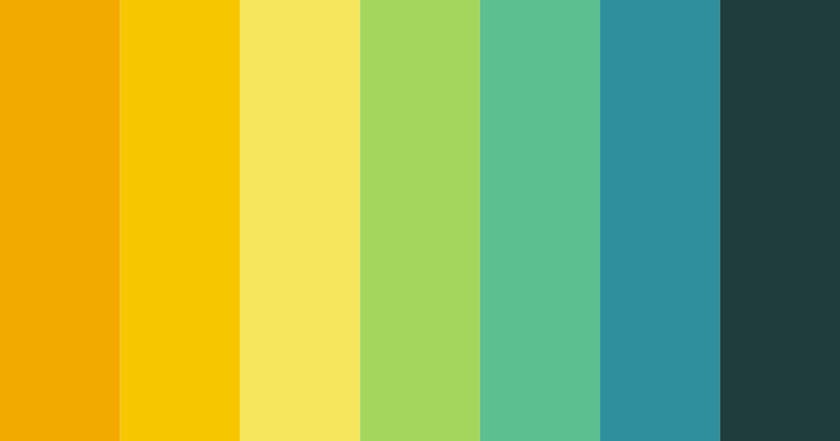Download vibrant oasis color palette PNG image (landscape)