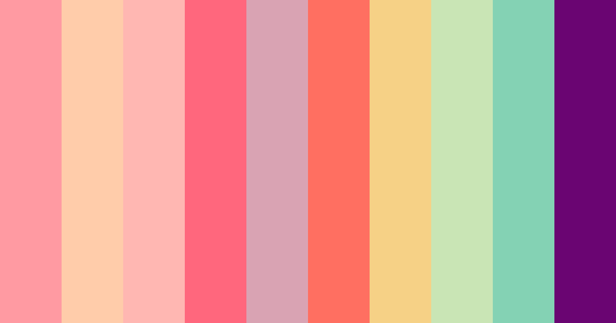 Download joyful whimsy color palette PNG image (landscape)