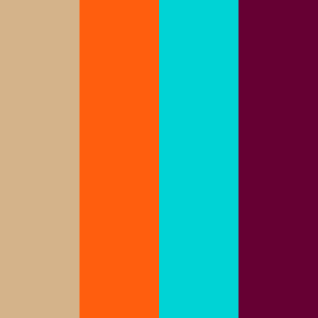 Download desert mirage color palette PNG image (square)