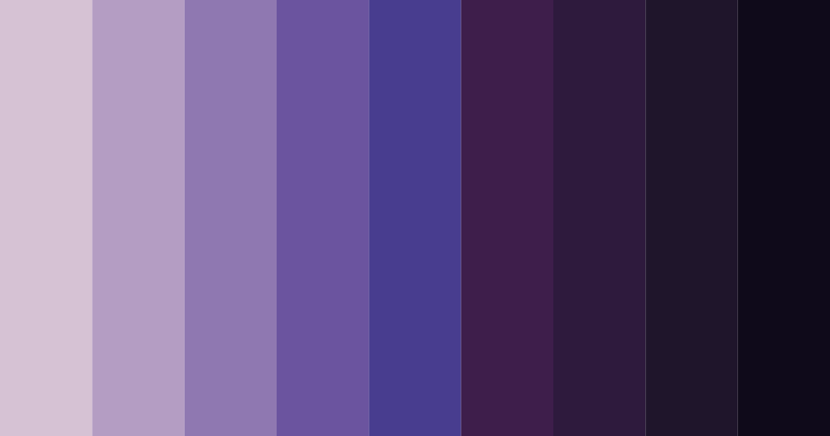 Download twilight reverie color palette PNG image (landscape)