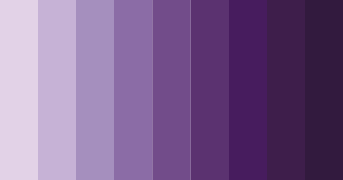 Download deep purple color palette PNG image (landscape)