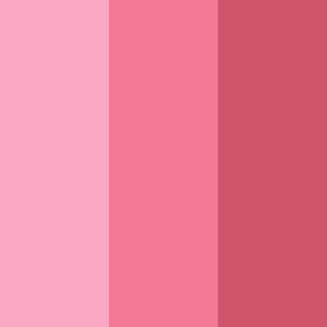 Download pink bubblegum color palette PNG image (square)