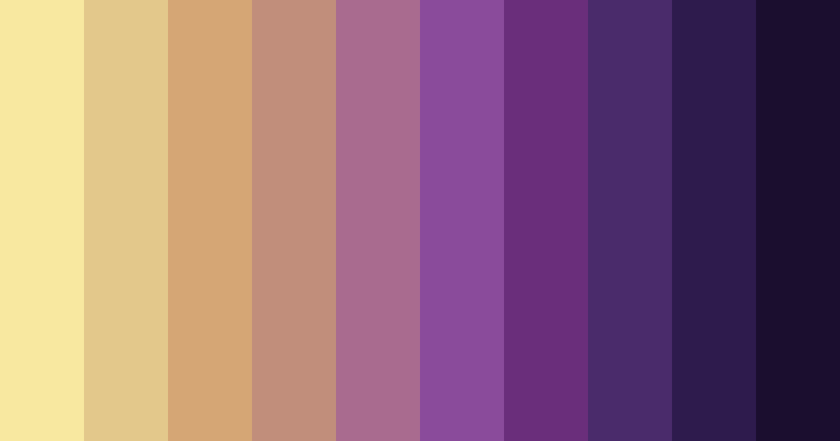Download mystical purple color palette PNG image (landscape)