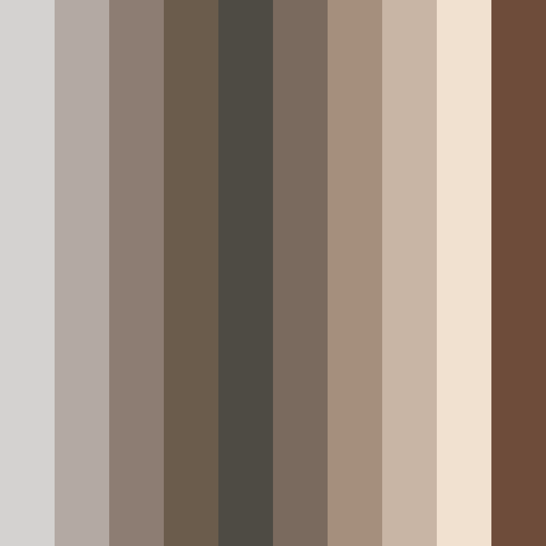 Download grey coffee color palette PNG image (square)