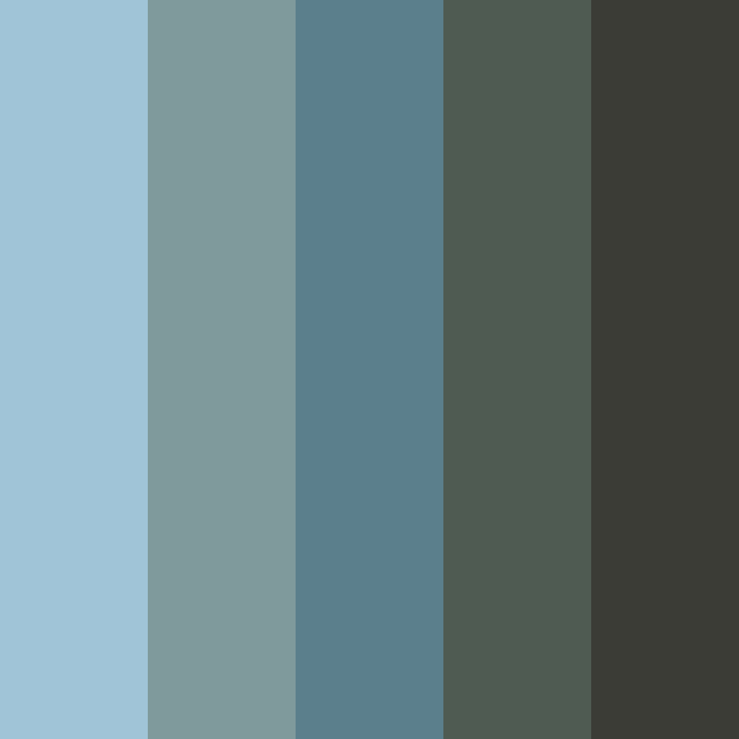 Download blue and brownish harmony color palette PNG image (square)