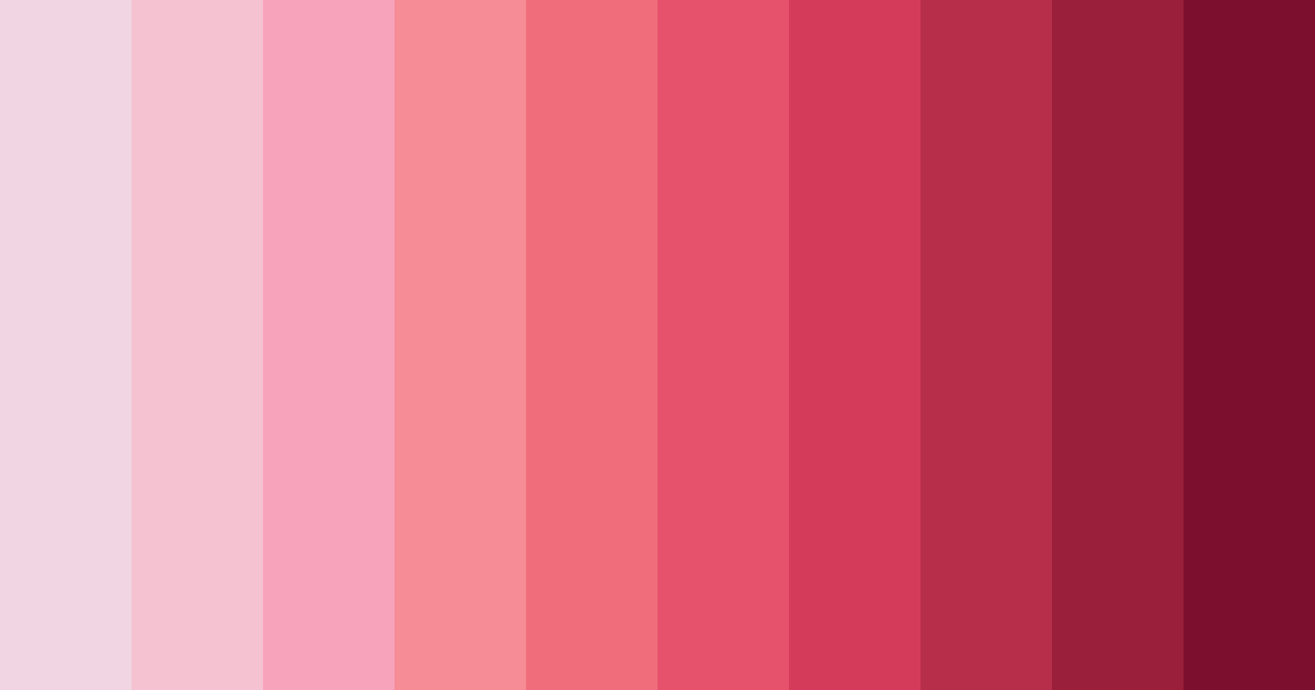 Download pink pastel color palette PNG image (landscape)