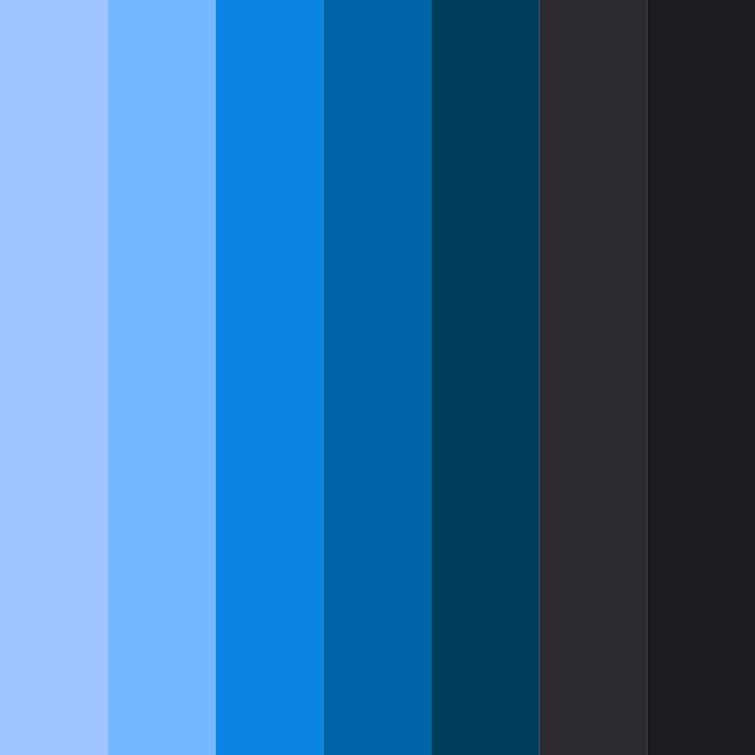 Download oceanic depths color palette PNG image (square)