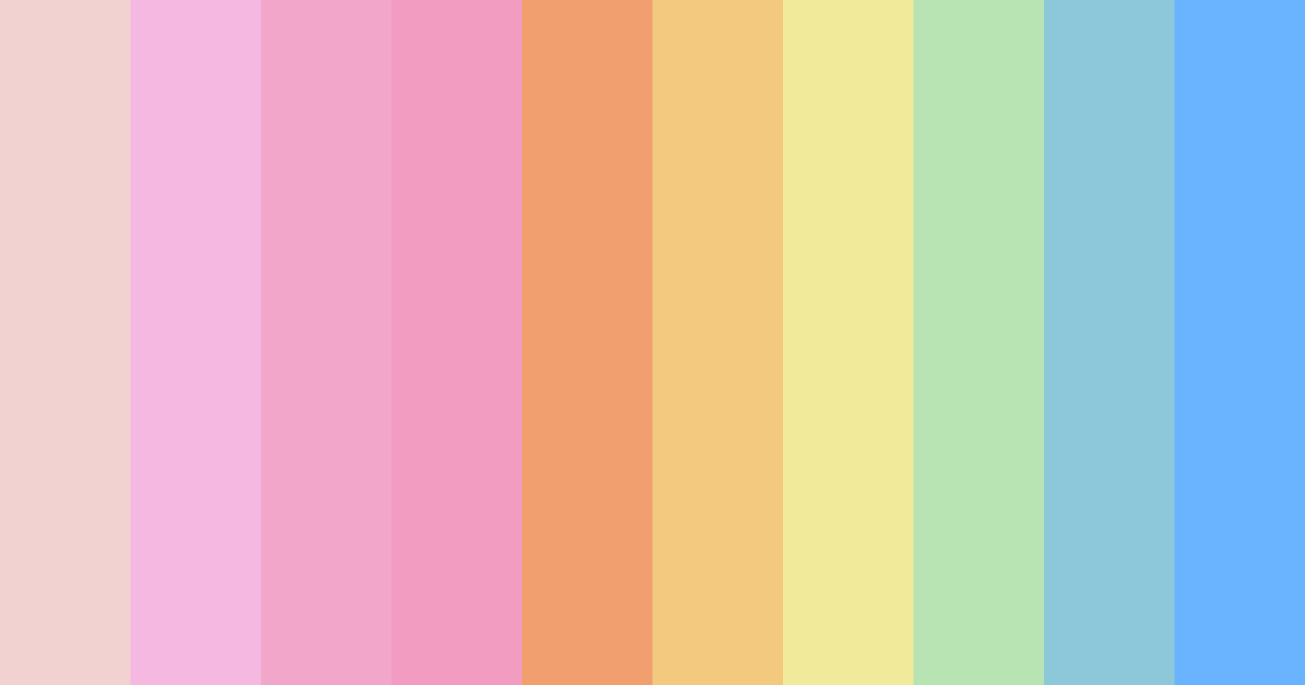 Download pastel pink color palette PNG image (landscape)