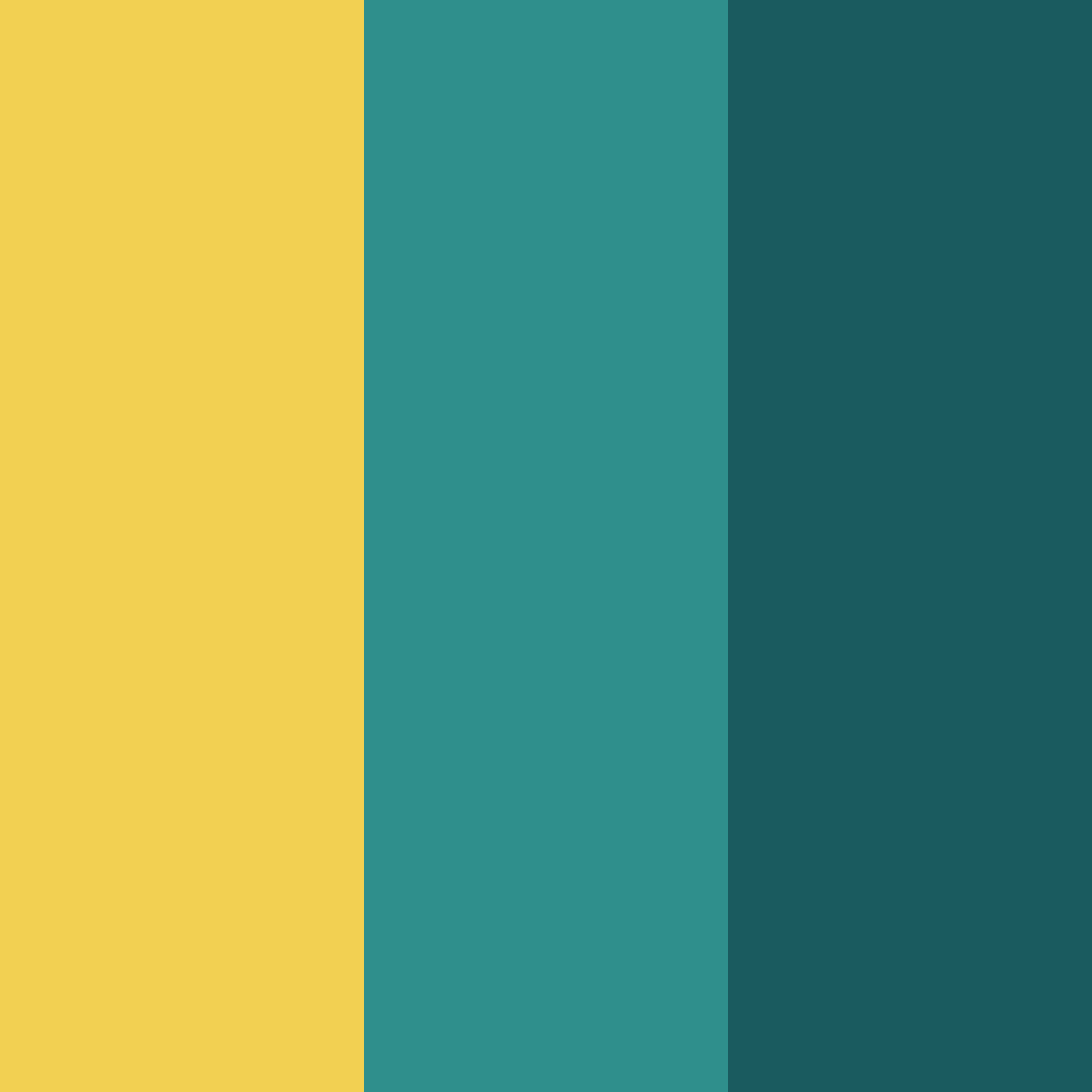 Download dark teal sunshine color palette PNG image (square)