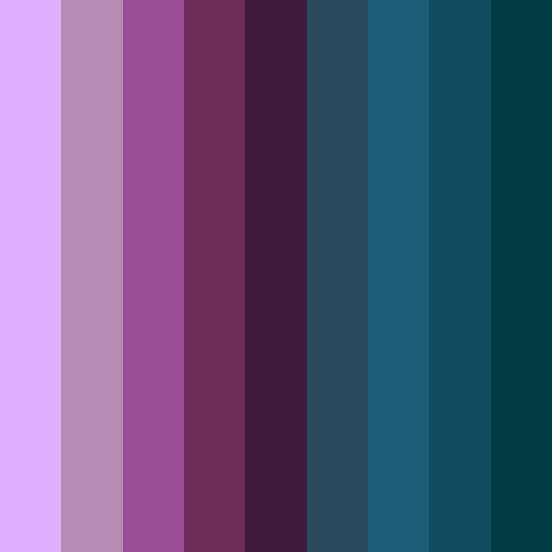 Download mystic twilight color palette PNG image (square)