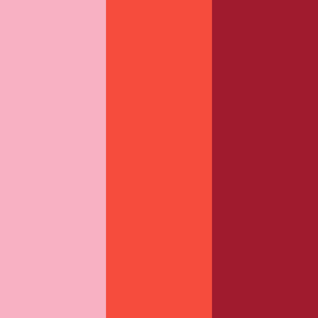 Download strawberry pink color palette PNG image (square)
