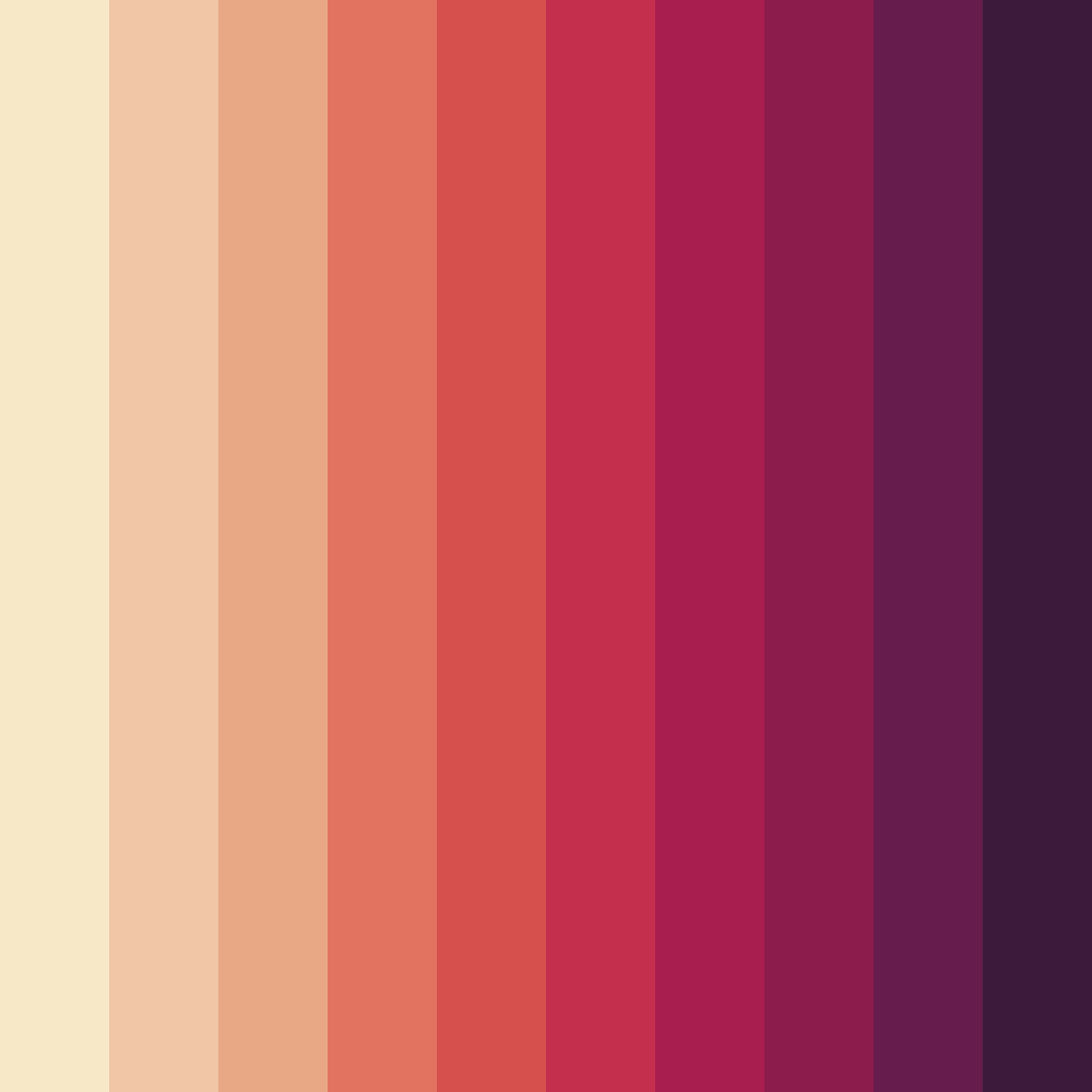 Download crimson blossom color palette PNG image (square)