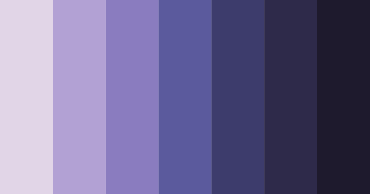 Download midnight amethyst dream color palette PNG image (landscape)