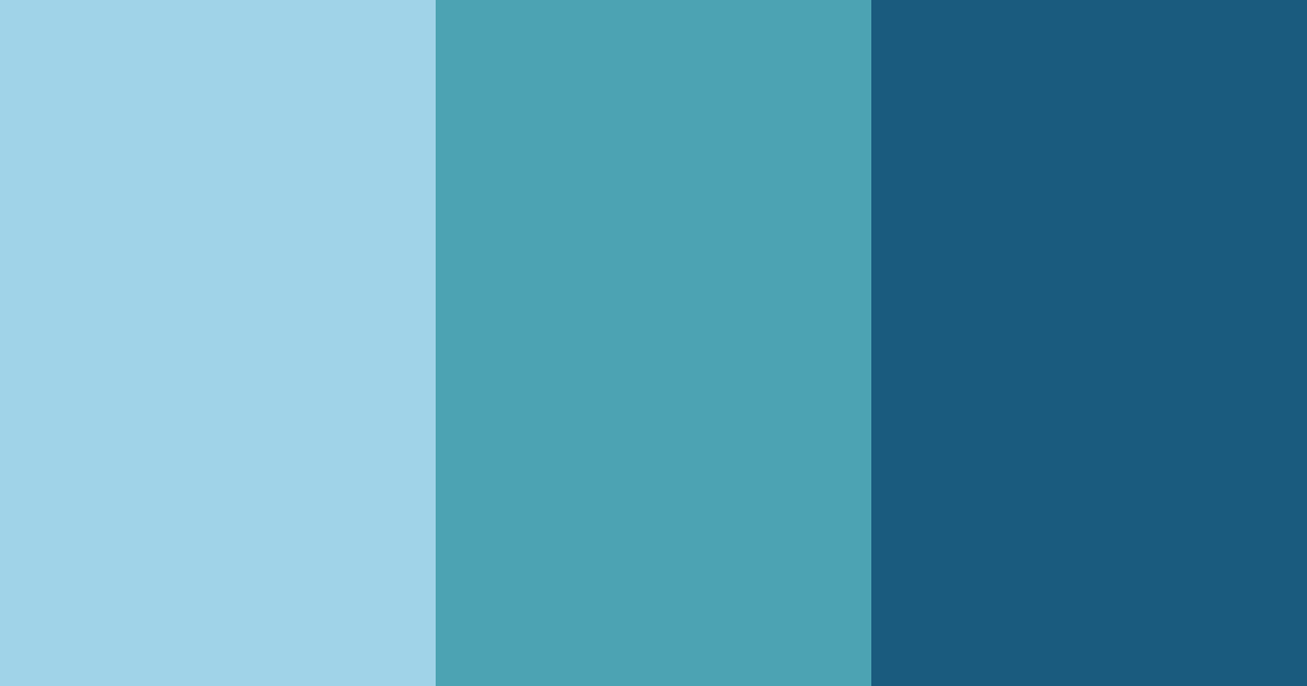 Download teal poison color palette PNG image (landscape)