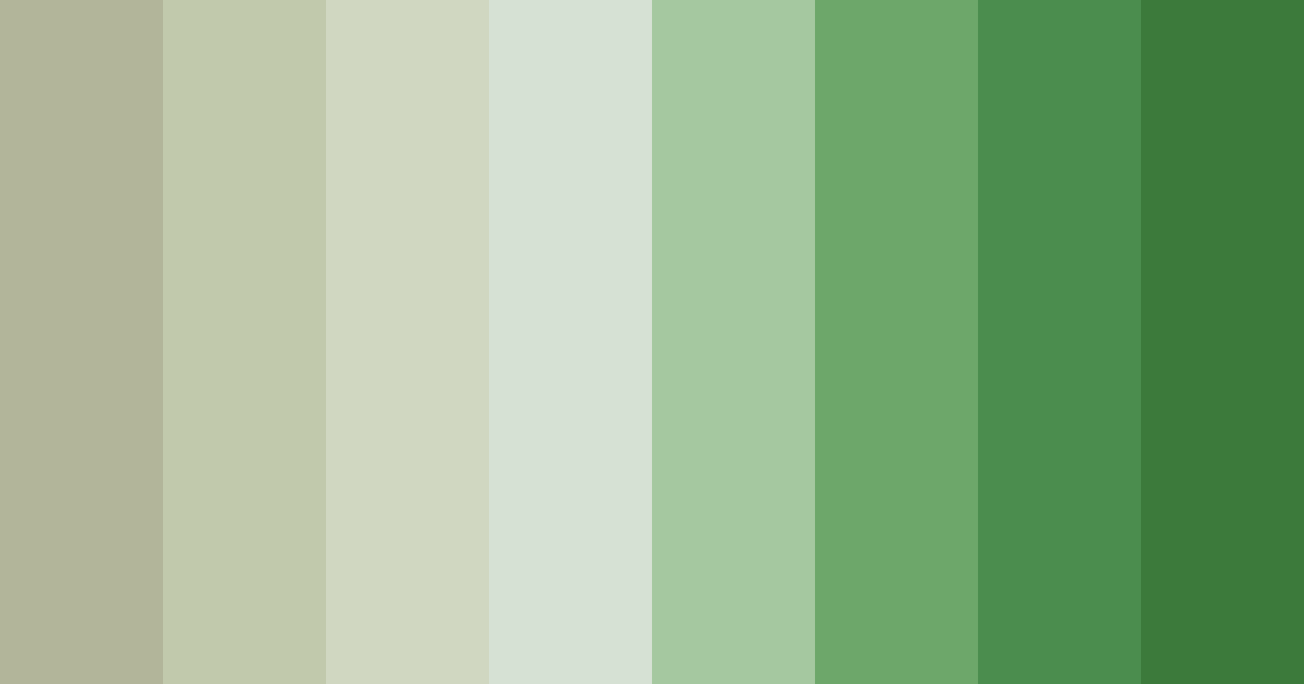 Download green serenity color palette PNG image (landscape)