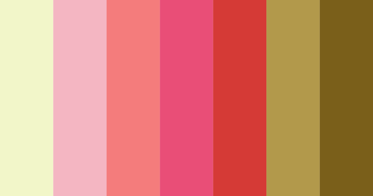 Download shades of green and pink color palette PNG image (landscape)