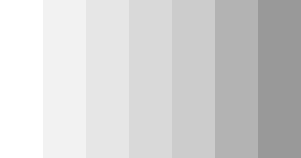 Download shades of gray color palette PNG image (landscape)