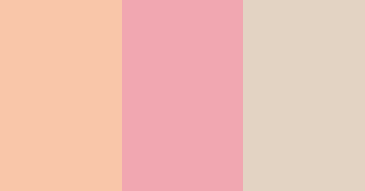 Download peachy pink haze color palette PNG image (landscape)