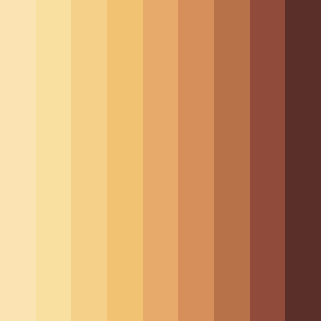 Download sandy sunrise color palette PNG image (square)