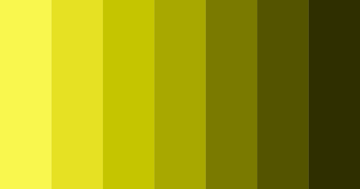 Download dark yellow color palette PNG image (landscape)