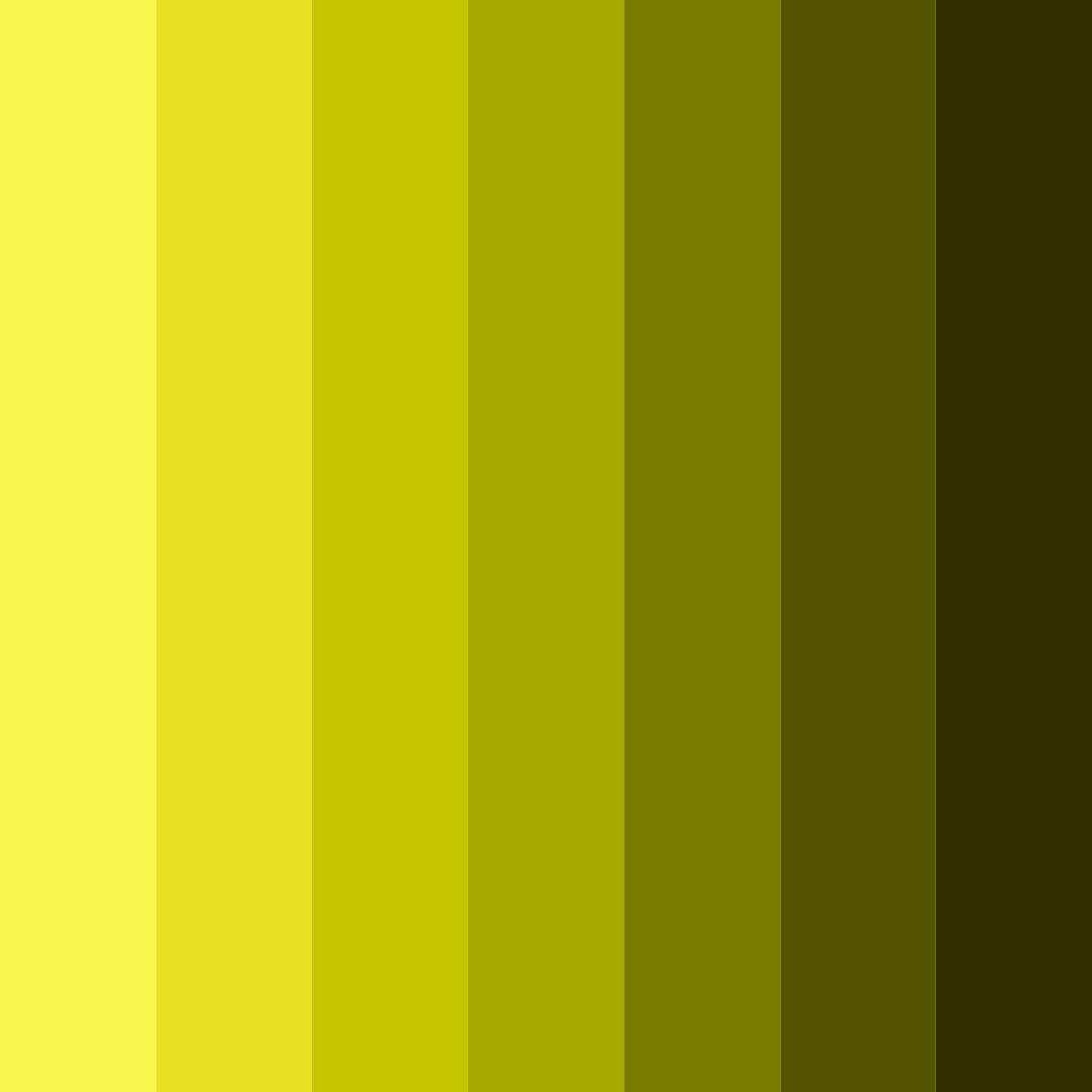 Download dark yellow color palette PNG image (square)