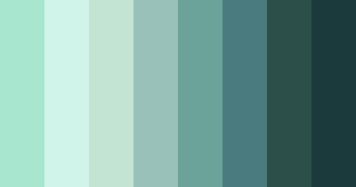 Download serene forest whisper color palette PNG image (landscape)