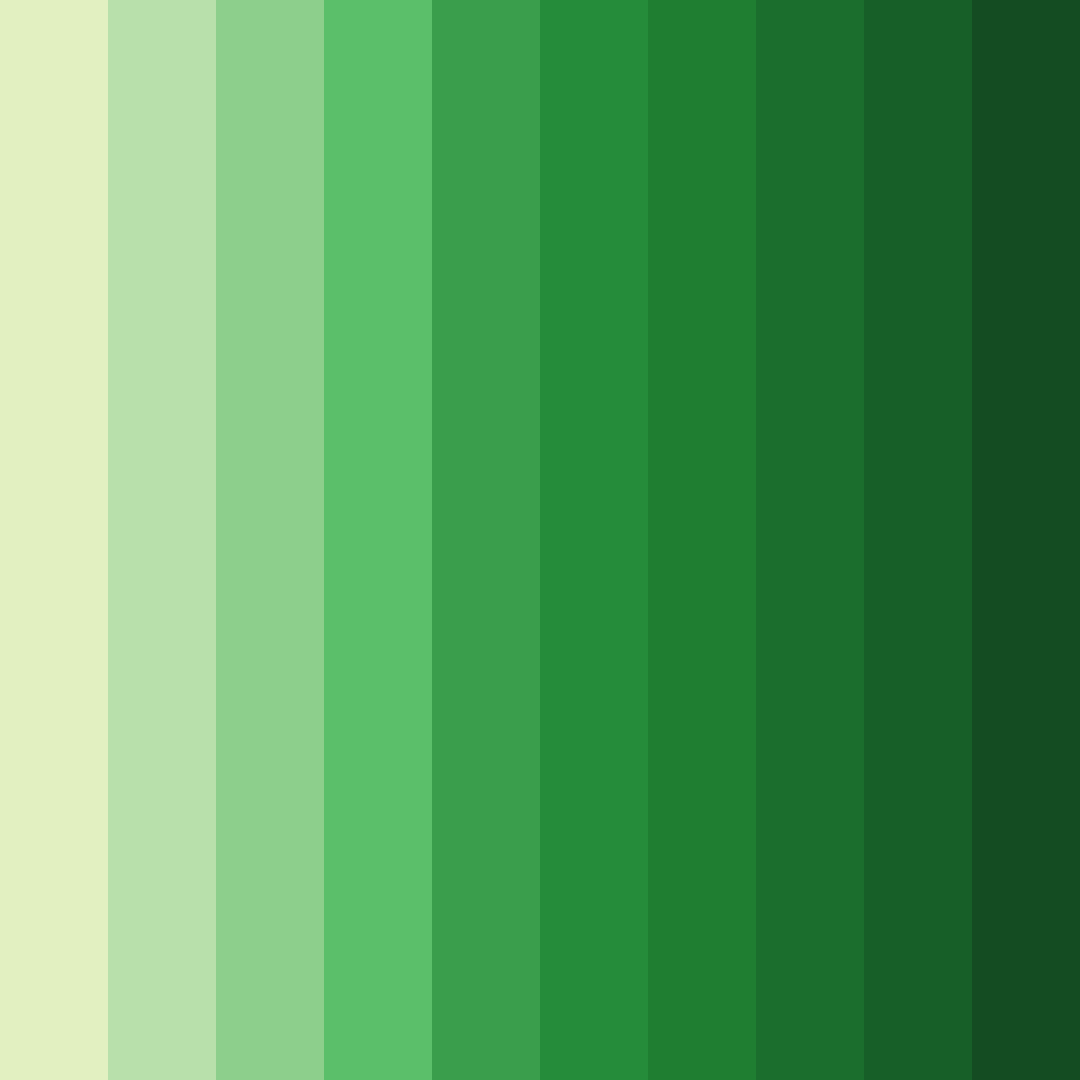 Download verdant whispers color palette PNG image (square)