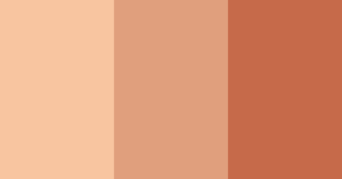 Download peach brick sand color palette PNG image (landscape)