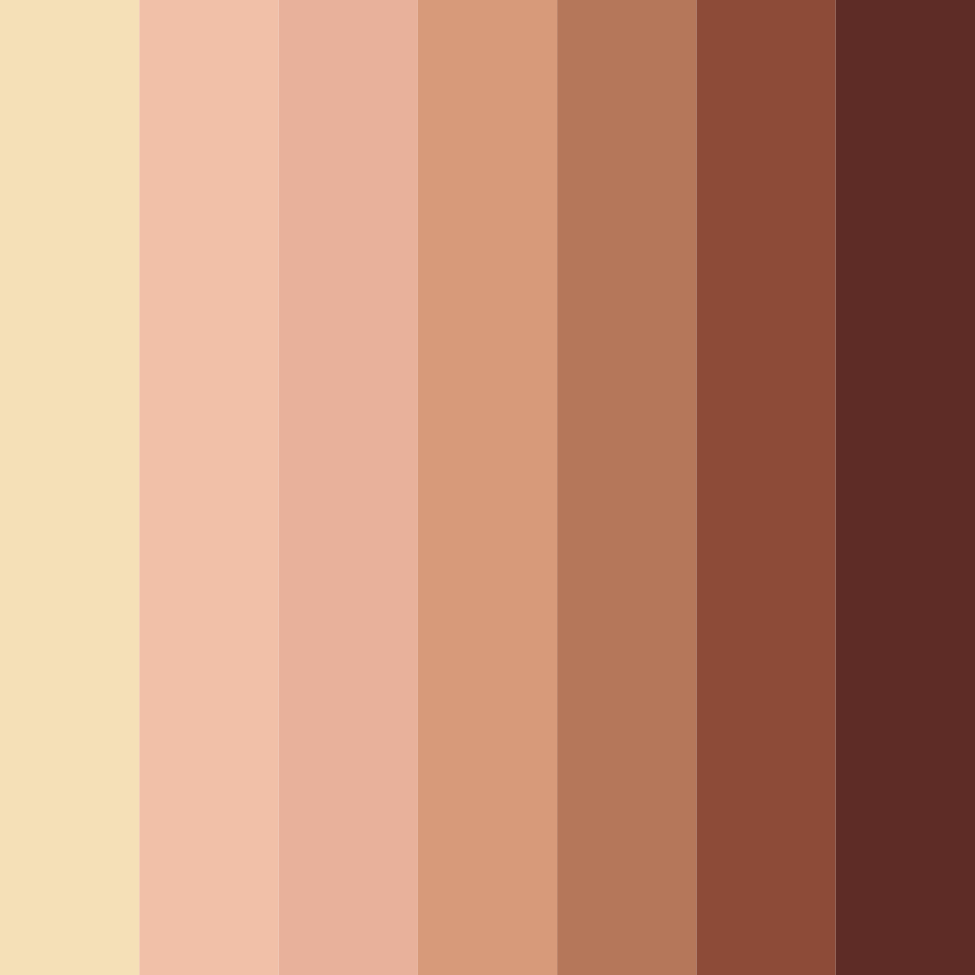 Download cuddle in the woods color palette PNG image (square)