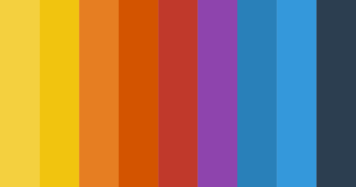 Download sizzling sunrise color palette PNG image (landscape)