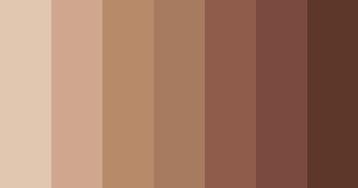 Download desert rosewood color palette PNG image (landscape)