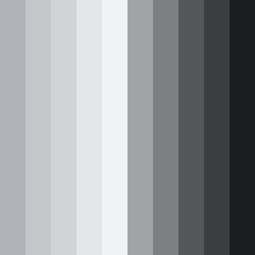Download charcoal grey mood color palette PNG image (square)