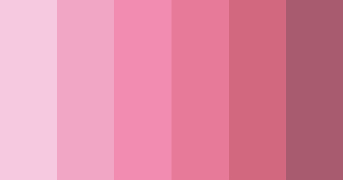 Download pink infantil color palette PNG image (landscape)