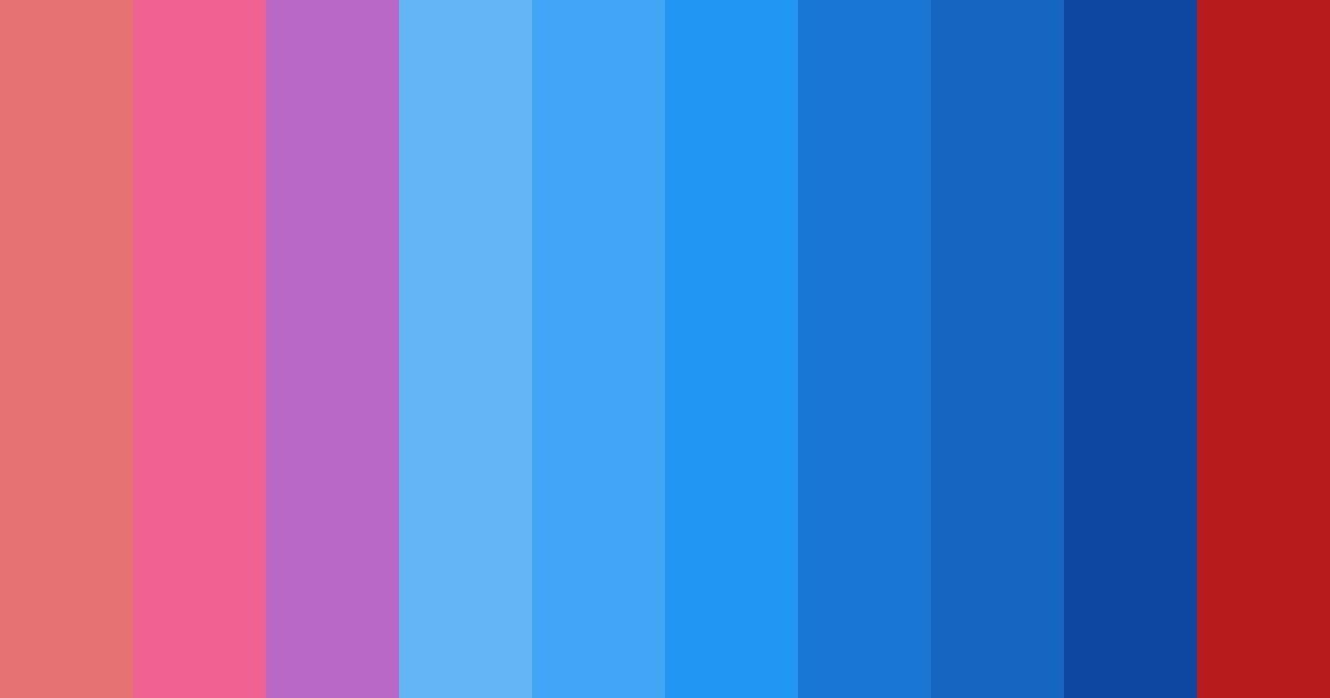 Download dark red and blue fusion color palette PNG image (landscape)